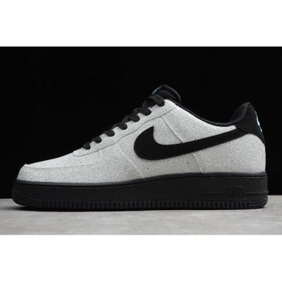 Nike Air Force 1 Low Siyah / Gümüş Kaykay Ayakkabı Türkiye - PT60E42D